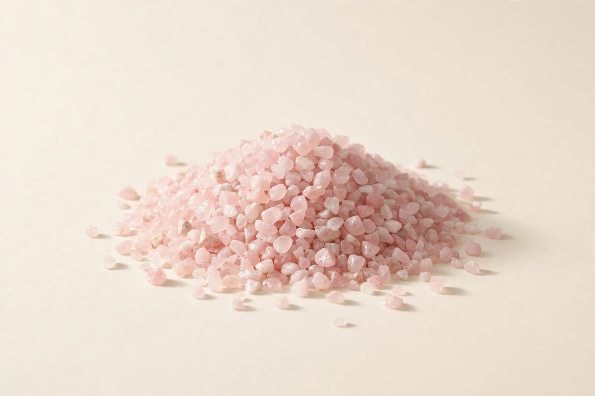 Rose Quartz Crystal Gravel 100g