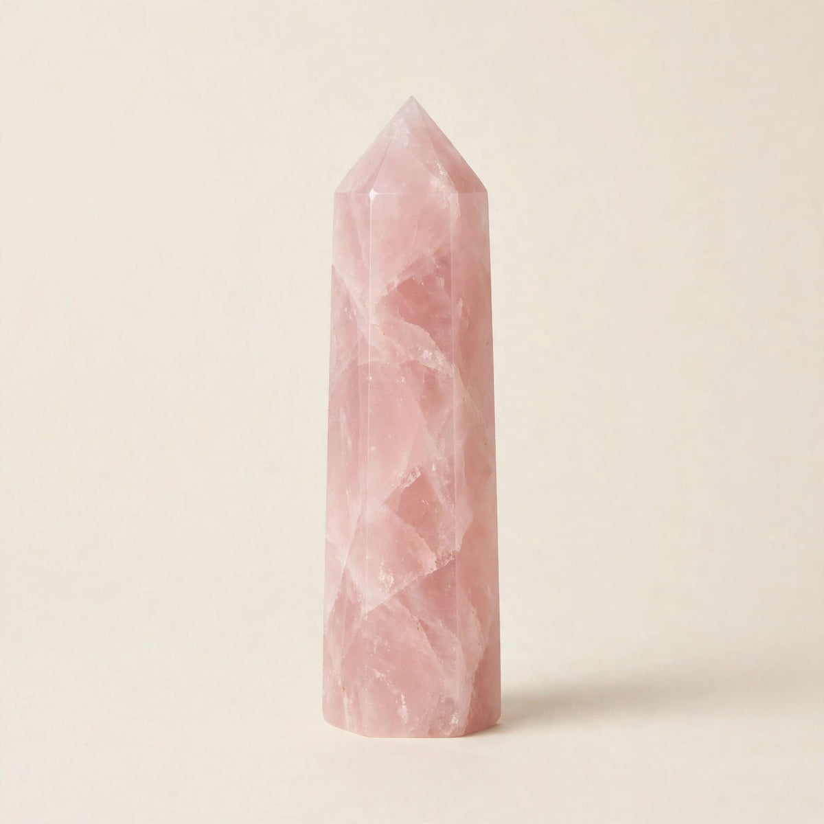 Rose Quartz Tower 6in